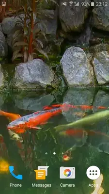 Koi Fish 3D android App screenshot 2